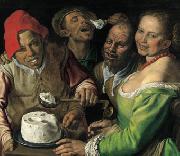 Vincenzo Campi I mangiatori di ricotta Germany oil painting artist